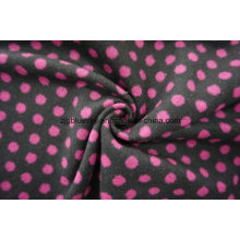 Wolle Stoff Wolle Flecky Pink &amp; Schwarz